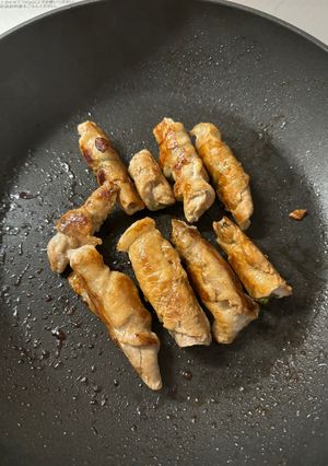 包丁・調味料いらず！豚バラ梅紫蘇巻き-レシピのメイン写真