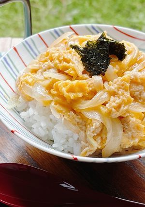 チキンDEサラダで親子丼-レシピのメイン写真