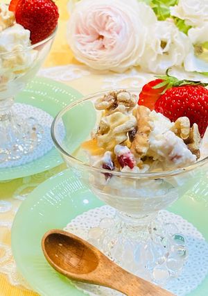 濃厚♪ドライフルーツ入り水きりヨーグルト-レシピのメイン写真