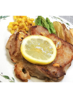 ガーリックレモンチキンステーキ★動画あり-レシピのメイン写真