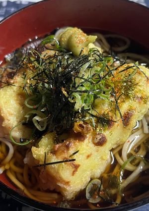 ちくわサラダぶっかけ天そば-レシピのメイン写真