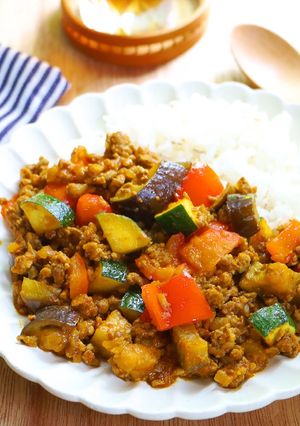 ワンパン◎ルー不要♪夏野菜ドライカレー-レシピのメイン写真