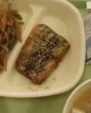 【坂下町学校給食】さんまかば焼き