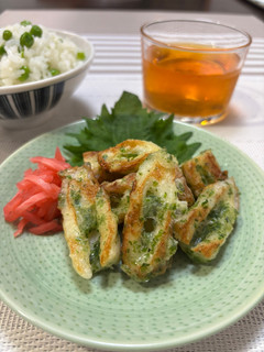 天ぷら粉でちくわの磯部焼き-レシピのメイン写真