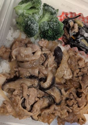 【冷凍保存】豚しいたけ炒め弁当-レシピのメイン写真