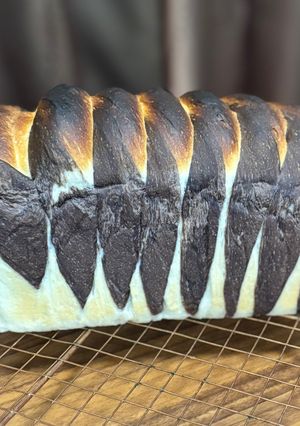 ツートンのチョコクリームツイストパン-レシピのメイン写真