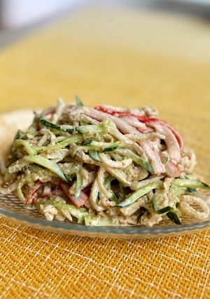 副菜　切り干し大根の洋風胡麻和え-レシピのメイン写真