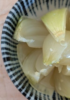 簡単★玉ねぎのレンチン白だしソースがけ-レシピのメイン写真