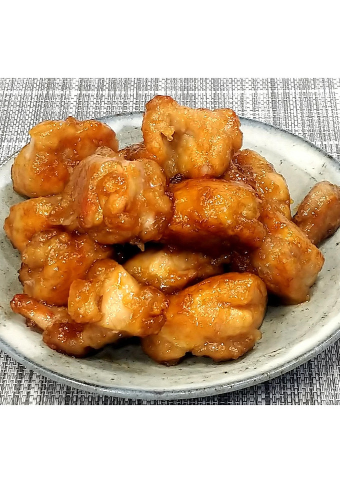 鶏もも肉の黒酢たれ唐揚げ★動画あり★-レシピのメイン写真