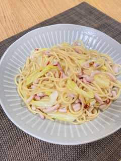 イカの塩辛のペペロンチーノ-レシピのメイン写真