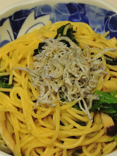 シラス、菜の花、エリンギの和風パスタ-レシピのメイン写真