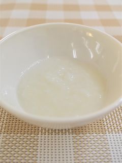離乳食初期 レンジとブレンダーで10倍粥 by cookみほmama
