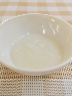 【離乳食初期】電子レンジで10倍がゆ-レシピのメイン写真
