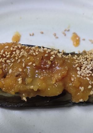 ホットサンドで茄子田楽-レシピのメイン写真