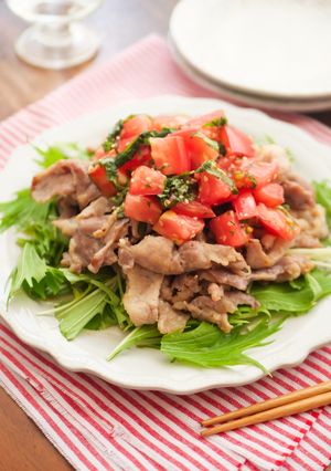 こんがり豚肉のフレッシュトマトソース🍅-レシピのメイン写真