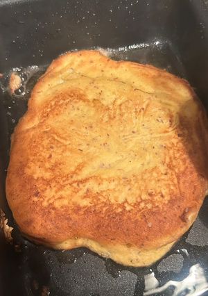 グルテンフリーかつ比較的低糖質パンケーキ-レシピのメイン写真
