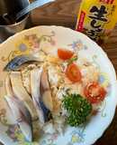 薬味香るシメサバの散らし寿司