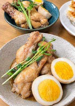 煮るだけ簡単!味しみしみな手羽元の柔らか煮-レシピのメイン写真