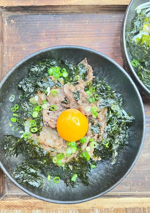 焼き立て韓国のりde焼肉丼-レシピのメイン写真