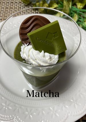 マシュマロde抹茶ムース-レシピのメイン写真