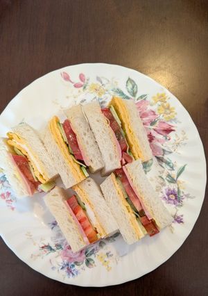 卵焼き入りサンドイッチ-レシピのメイン写真