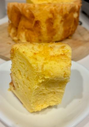 夏にピッタリ！爽やかレモンシフォンケーキ-レシピのメイン写真