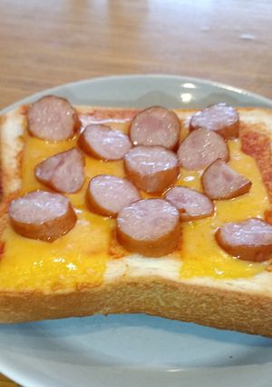 ピザトースト🍕-レシピのメイン写真
