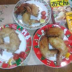 รูปของ パパっと！おでんの素で手羽先の唐揚げにも
