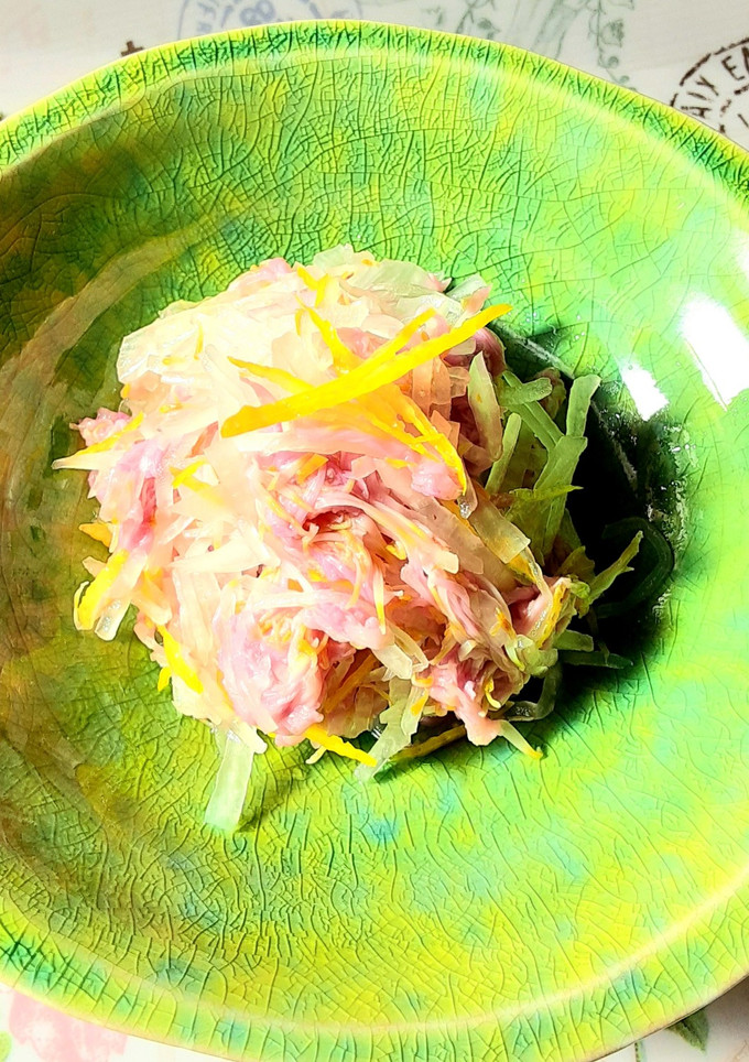 菊花と柚子のなます～小春日和風～-レシピのメイン写真