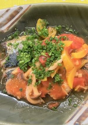 鰯(いわし)のトマトソースかけ-レシピのメイン写真