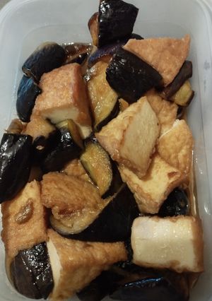 茄子と厚揚げの甘酢炒め-レシピのメイン写真