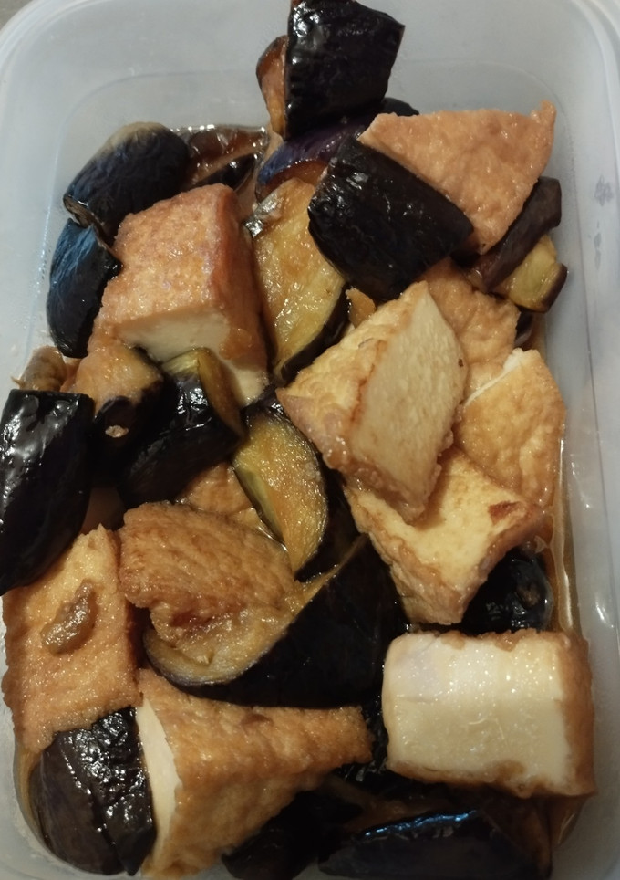 茄子と厚揚げの甘酢炒め-レシピのメイン写真