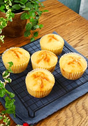 ふわふわ塩キャラメルたまご蒸しケーキ🥚✨-レシピのメイン写真