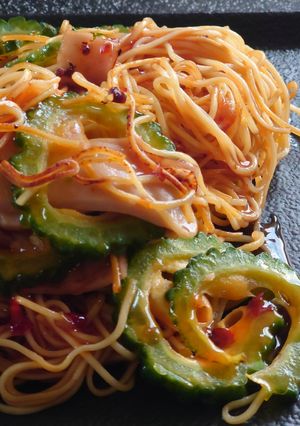 マルタイ棒麺でスイチリマヨゴーヤ焼きそば-レシピのメイン写真
