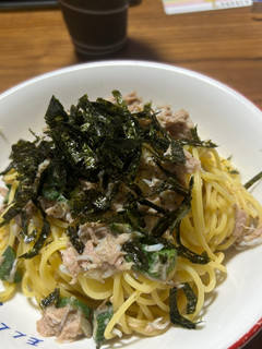 ツナとしらすの和風パスタ-レシピのメイン写真
