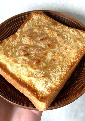 ラープ餅×食パン-レシピのメイン写真