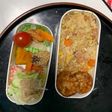 レンジ簡単クリーミーそば飯味炒飯弁当