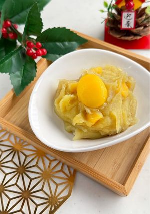 焼き芋で栗きんとん-レシピのメイン写真