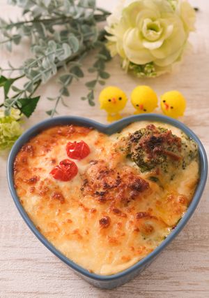 ホワイトデーにもおすすめ♪つくねグラタン-レシピのメイン写真