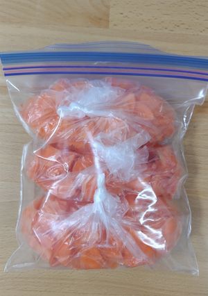 手軽に緑黄色野菜摂取！にんじんを冷凍保存-レシピのメイン写真