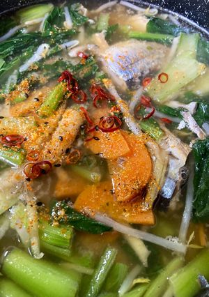 秋刀魚と根菜の味噌ちゃんこ鍋-レシピのメイン写真