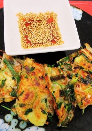栄養士の卵考案☆野菜たっぷりチヂミ風-レシピのメイン写真