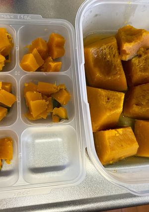 【取り分け】かぼちゃ煮物-レシピのメイン写真