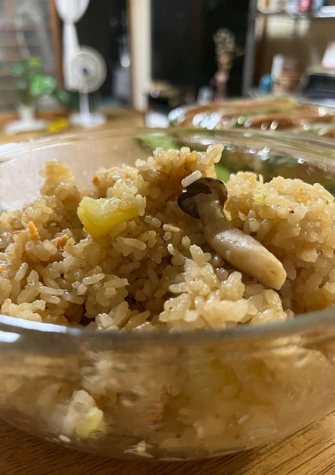鮭とさつまいもの炊き込みご飯-レシピのメイン写真