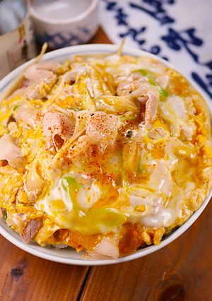 豚バラごぼうの柳川風☆卵とじすき煮丼🍚-レシピのメイン写真