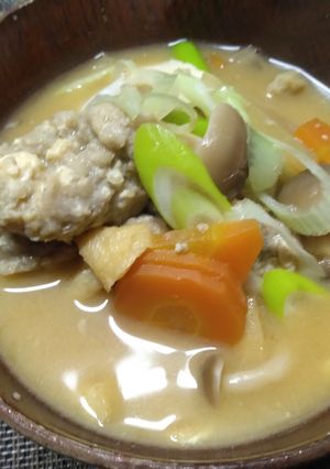サンマと豆腐のふんわりツミレの具沢山汁-レシピのメイン写真