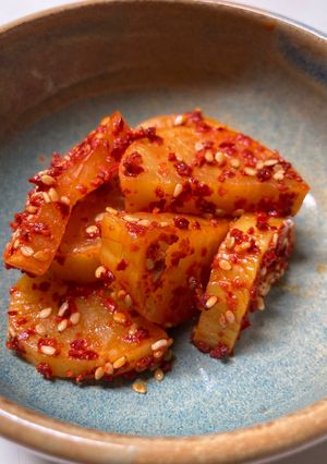 和えるだけ！韓国常備菜　たくあんキムチ-レシピのメイン写真