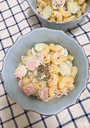 簡単♪胡瓜とハムのマカロニサラダ-レシピのメイン写真