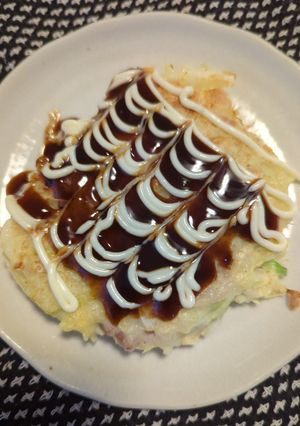 ふわふわとろとろ大和芋入りお好み焼き☆☆-レシピのメイン写真