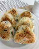 カルシウム強化！おかかチーズ焼きおにぎり